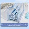 Transparent Pen Bag Stable Triangle Base Stationery Pouch Multi-functional Pencil Case  Students