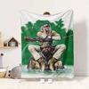 Tropical Mission Flannel Blanket Throw Blanket Soft Warm Sofa Bed Camping Car home Decor Unique Christmas Gift C930366