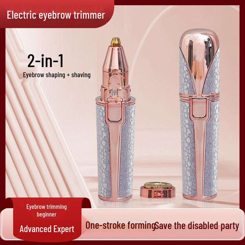 Rechargeable Electric Eyebrow & Intimate Hair Trimmer for Women