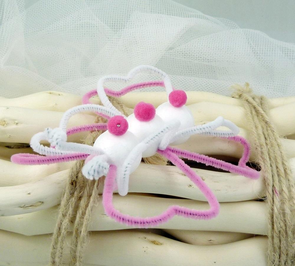 Polyester Pompoms Mix Pink, 120 Pcs