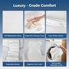 Knee Pillow, Memory Foam Sofa Pillow for Side Sleeping, Between Legs Pillow for Relief Sciatica Hip Lower Back Pain,