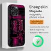 Fear Anim F-Fnaf Tro-nicES Phone Case For iPhone 17 16 15 14 13 12 11 Plus Pro Max High-end Luxury Magsafe Sheepskin