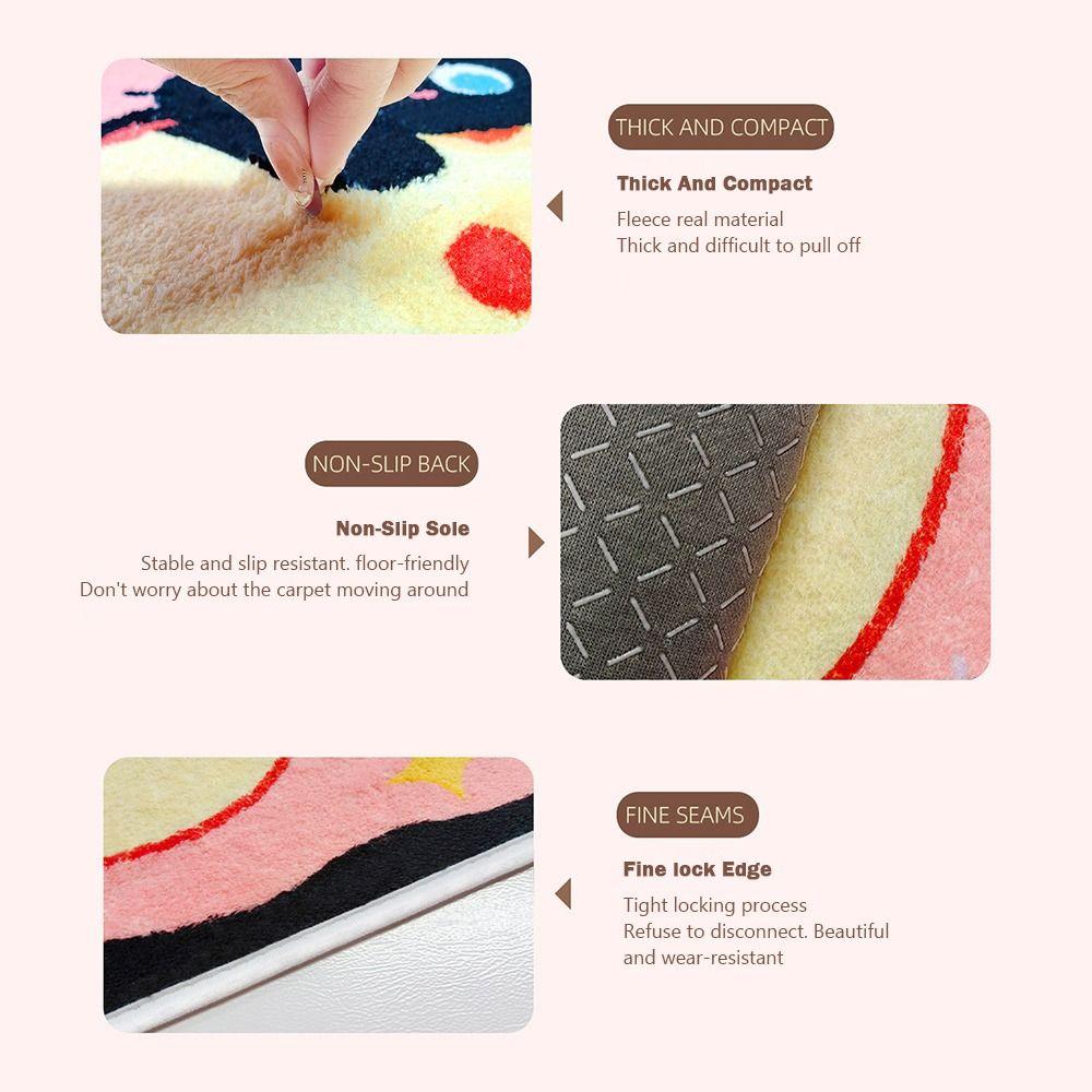 Cartoon 40x40cm Chair Cushion Anti-slip Winter Warm Seat Cushion Comfortable Imitation Cashmere Dining Chair Pad Home Seating