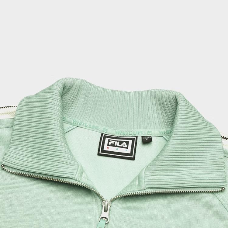 Fila Original Logo Loose Casual Polo Jacket Men Jackets Green F51M519501F-LG