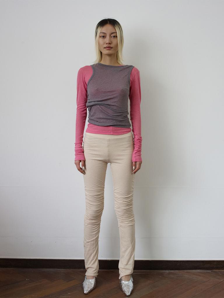 Sio Sheer Double Layered Leggings Egg