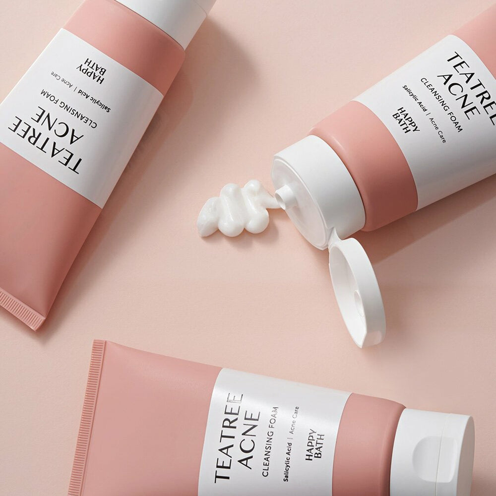 HAPPY BATH Tea Tree Acne Cleansing Foam 150g