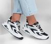 Skechers Tres-Air Uno-Street Fl-Air - Damen Sneakers Schuhe Weiß-Schwarz 177424-WBK ORIGINAL