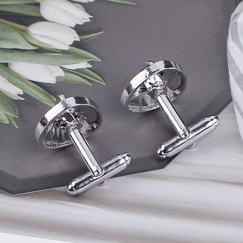 Shirt Cuff Button Triangle Zircon  Cufflink Charm Jewelry Gift