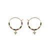 Boucles D'oreilles Luxenter En Argent 925 Et Zirconium Brillant Finition or 18k - Paila