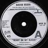 7inch Record DAVID ESSEX  Heart On My Sleeve MER55 Mercury 1980 UK Rock Used