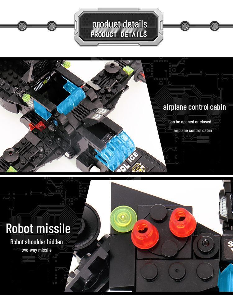 Compatible Military SWAT Armored Car Building Blocks - Educational Assembly Toy for Boys