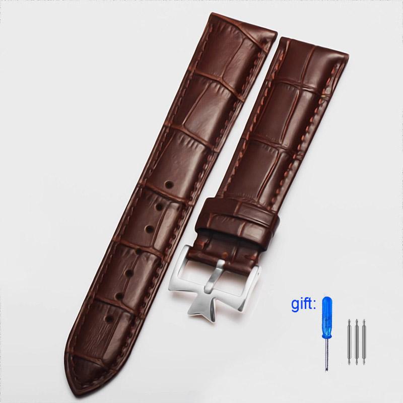 Erste Schicht Leder universelles Armband für Vacheron vc Constantin Heritage Armband Herren Krokodilmuster Armband 19mm 20mm 21mm 22mm