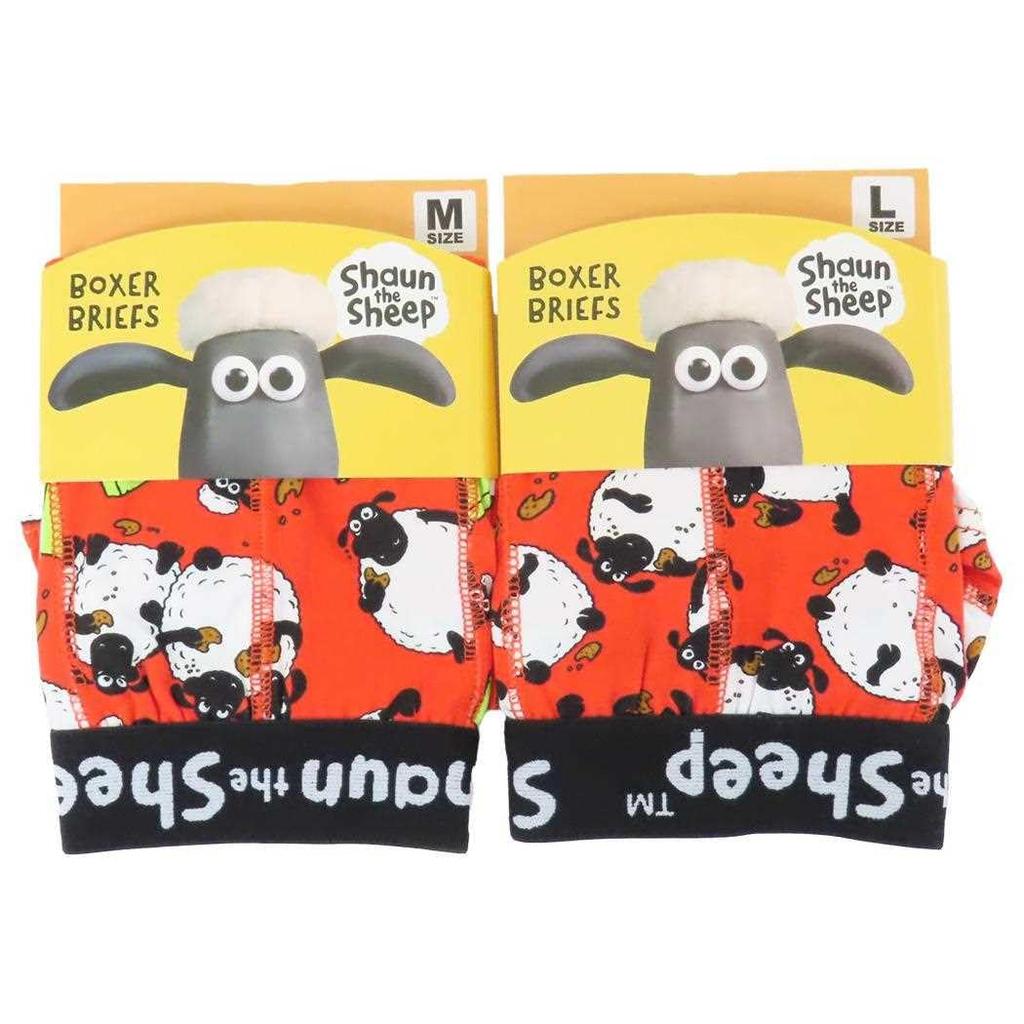 Small Planet Shaun the Sheep Boxer Briefs, Biscuit, Medium