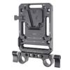 Quick Install Battery Clamp with V Type Design for 15mm Rails Easy Tool Less Mounting for Camera Accessory