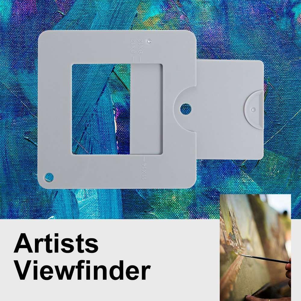 Atrapador de Vista Creativo Gadget de Dibujo en Vista Dividida Visor para Artistas Herramienta Portátil para Pintores Visor Fotográfico Herramientas de Composición