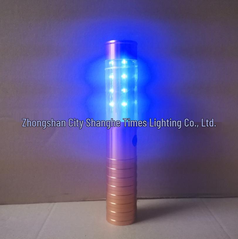 Rechargeable LED Strobe Stick for KTV & Parties - Handheld Flashing Light for Pouring Wine & Champagne Atmosphere.