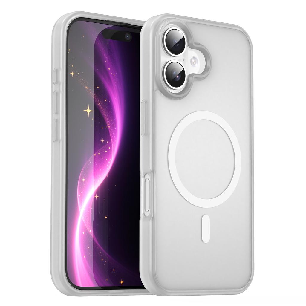 iPhone 16 Magsafe Phone Case,Translucent Matte Shockproof Magnetic Phone Cover for iPhone 16