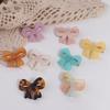Bowknot Acetic Acid Duckbill Clip Acetate Bow Duckbill Clip Fashion Bow Hairpin  Female