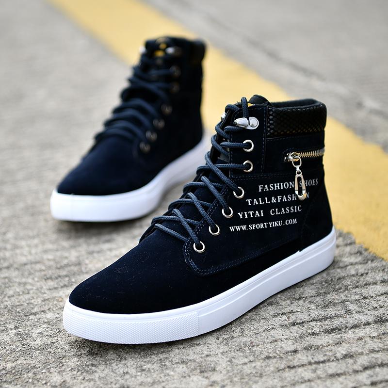 Neue High-Top Trendige Abriebfeste Herren Freizeitschuhe Schnürung Winter Retro Fußschutz Wanderschuhe Herren Größen 39-46