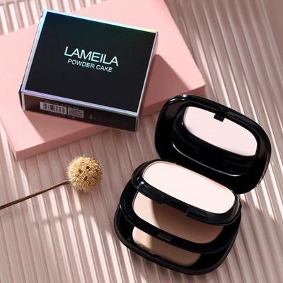 Lameila Dual Use Concealer & Setting Powder - Ivory, 20g: Long-lasting, Natural Color, for Contouring, Dry & Wet Application.