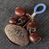 Shell Wind Chime Keyring Musical Decorative Accessory Handmade Natural Materials Pendant For Keys Bags Gift Present