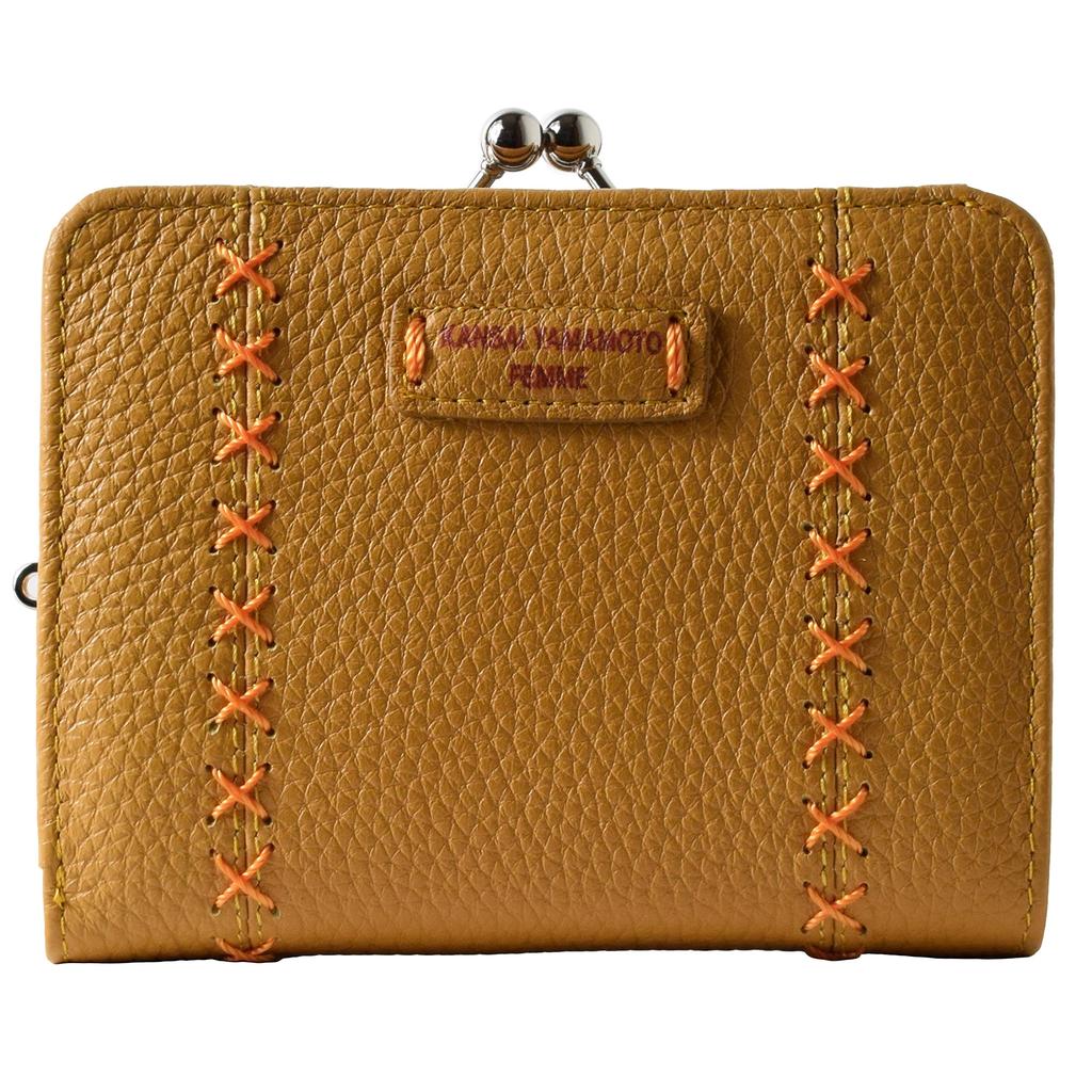 KANSAI YAMAMOTO Wallet Clasp Bifold Kansai Yamamoto (Yamamoto Kansai) Women's MJ-4505 (Yellow)