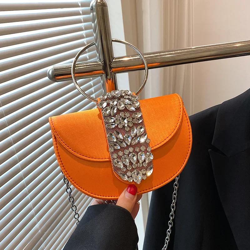 

Temperament алмаз вечерняя сумочка новая цепочка женственная корейская портативная универсальная сумка через плечо клатч для вечеринок