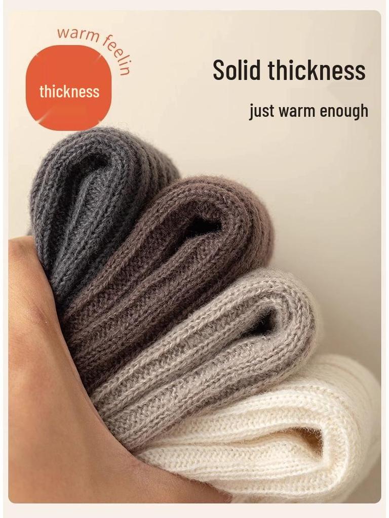 Women's Knitted Leg Warmers – Cozy Scrunch Style for Autumn and Winter, Knee and Ankle Coverage