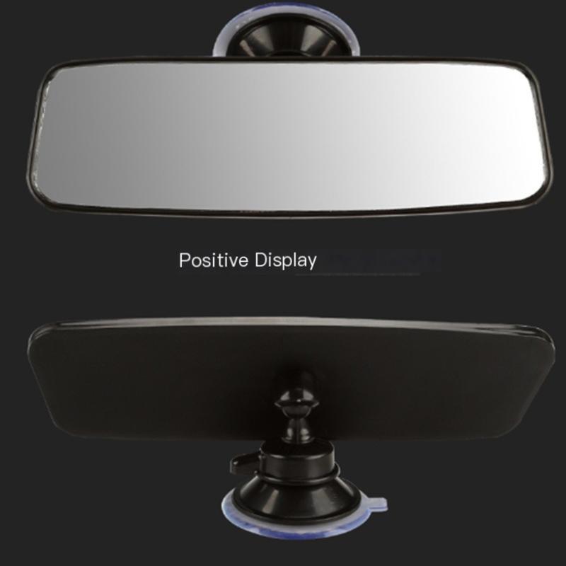 

Зеркало-монитор для детского автомобиля с антибликовым покрытием - Зеркало центрального обзора на присоске для автошколы и безопасности родителей чёрный