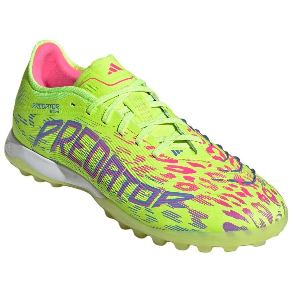 Adidas Predator Pro Comfortable Durable TF (Rubber Studs) Non-Slip Wear-Resistant Soccer Shoes Unisex Soccer Shoes Lemon-Yellow ID3763