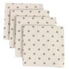 4PCS 40x40CM Floral Printed Cloth Napkins Japanese Style Dinner Dish Towel Wedding Restaurant Bar Table Mat Serviette De Table