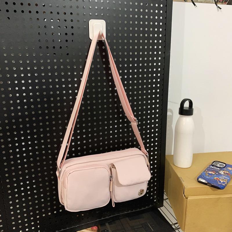 Lulu casualowa przenośna prosta nylonowa torba wysoki zmysł wszechstronna moda torba na telefon komórkowy nowa damska listonoszka