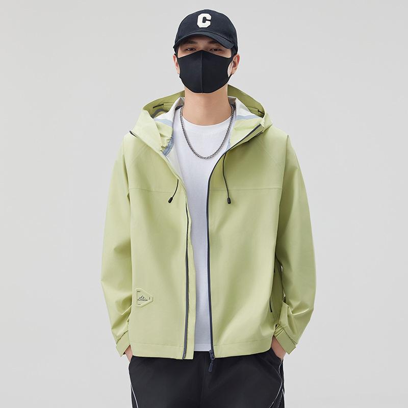 Spring And Autumn New American Functional Three-Proof Casual Boys Shirt Jacket Trendy Brand Jacket Outdoor Hooded Tide