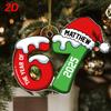 2D Flat Acrylic Christmas Decoration, Indoor and Outdoor Decoration - No Need for Batteries/electricity, Store Decoration, Durable Outdoor Deco