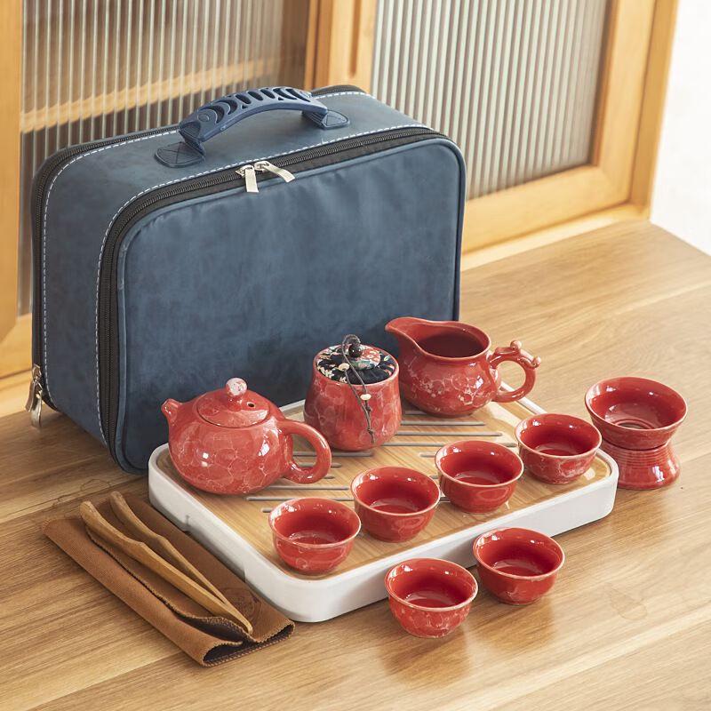 

Qianxing Travel Ceramic Gongfu Tea Set