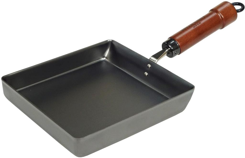 River Light Extreme Iron Tamagoyaki Bratpfanne Groß Eisen Nitrid Nitridieren IH-kompatibel Rostbeständig Hergestellt in Japan K1618