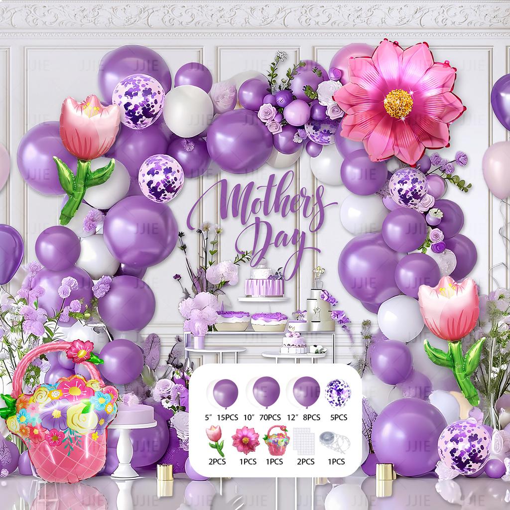 Mother'S Day Balloon Set Holiday Decoration Arrangement Prop Arch New Party