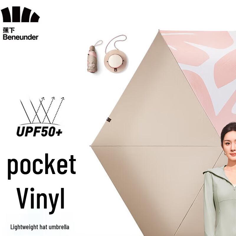Beneunder Pocket Series 5-Fold UV Sun & Rain Umbrella