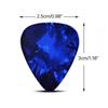 20Pcs Acoustic Guitar Bass Pick 4 Different Thickness Plectrums Electric Guitar Pick Heart Shaped Guitar Pick Durable