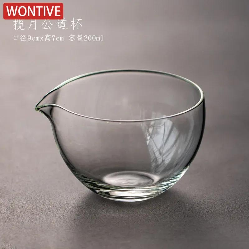 Glass Matcha Chawan Matcha Bowl Heat-resistant Kung Fu Tea Set Accessories Japan Ceremonial Matchas Mixing Bowl Kitchen Tools