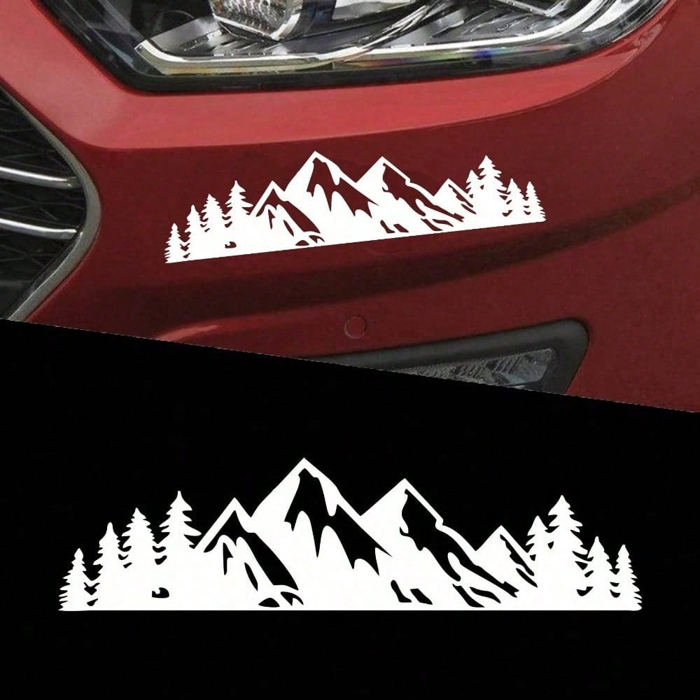 Hot Selling Stickers Forest Snow Mountain Off-Road Modified Car Logo Decorative Stickers Pull Flowers Personalized Car Stickers