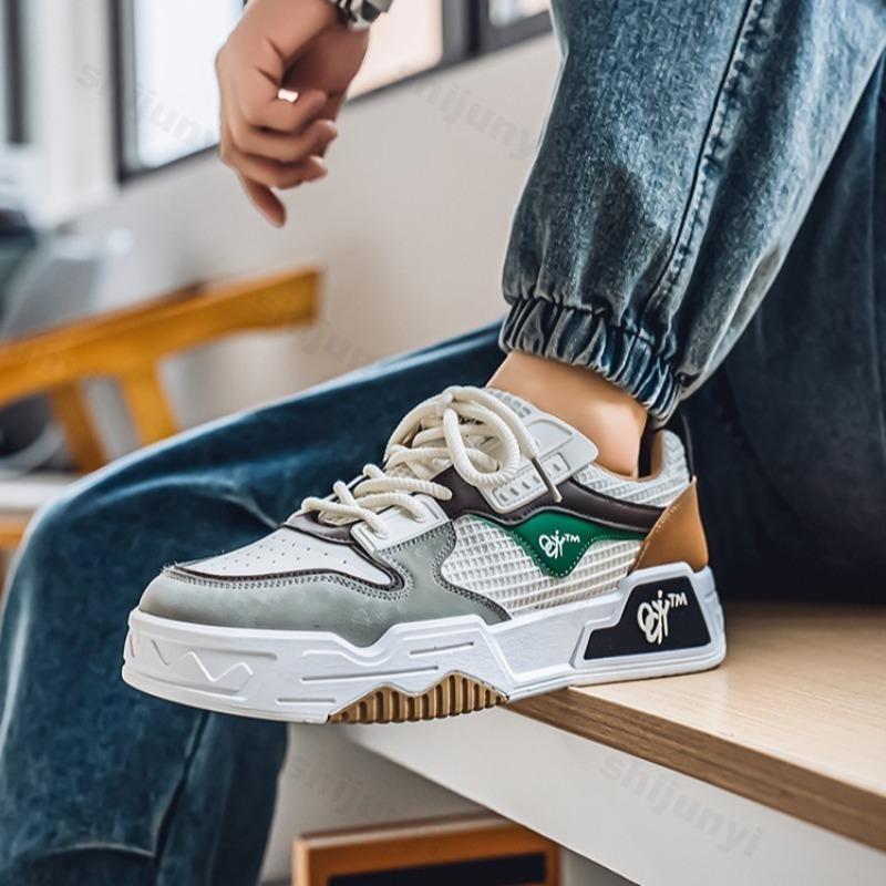 Fashion 2025 New Summer Men's Mesh Breathable Casual Niche Shoes Fashion Trend Versatile Comfortable Sport Shoes Low Top Chunky sneakers