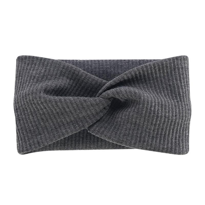 Bohemian Sports Wide Headband Threaded Cotton Cross Yoga Sports Stretch Headband