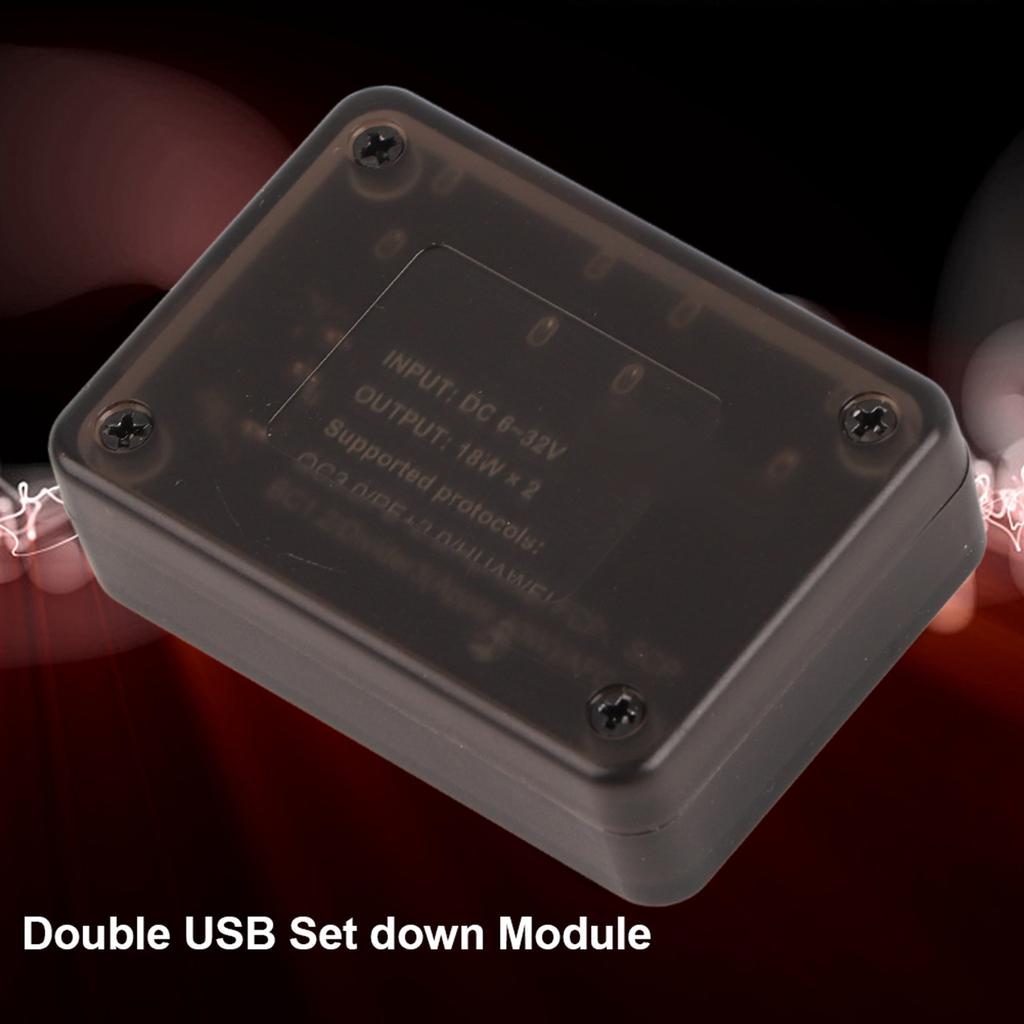 12V 24V to for QC3.0 DC?DC Set Down Double USB Fast Charging Buck Module
