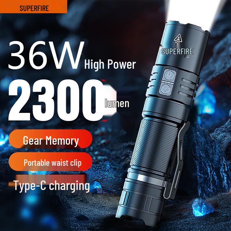 SupFire A22-S High Lumen Waterproof LED Flashlight