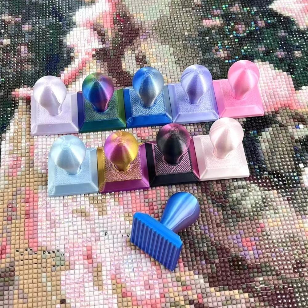 1/5Set Detachable Diamond Painting Seal Press Labor-Saving 3D Printing Diamond Art Press Embossing Stamp Roller Ergonomic