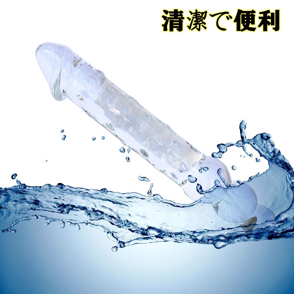 Semaxy Glass Anal Glass Anal Anal SM Anal Diameter Cm Double-ended Dildo, Beads, Penis, Plug, Plug, Goods, Stopper, Unisex, Approx. 3.2