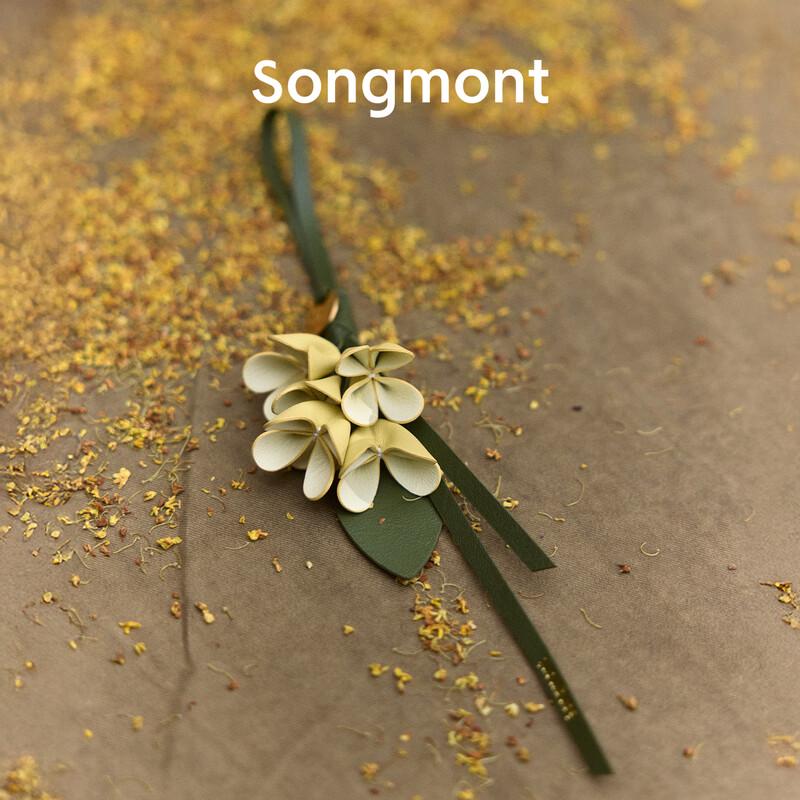Songmont Golden Osmanthus Leather Bag Charm