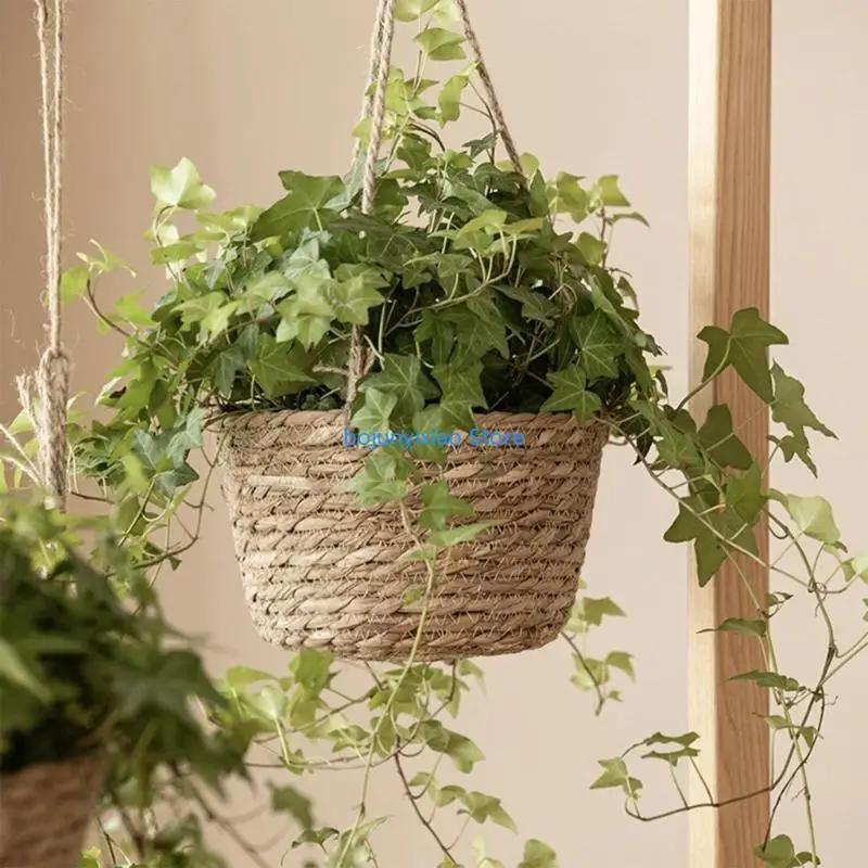 900B Hanging Plant Handmade Plant Hanger Flower Pot Planter Hanger Wall Decors Garden Hanging Planter Hanging Basket Storage China Mainland
