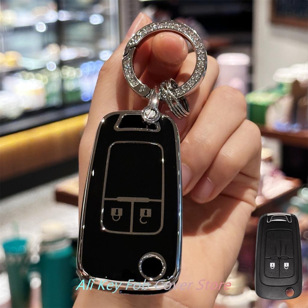 Key Fob Cover with Keychain Lanyard for Vauxhall Zafira Astra Insignia Holden Flip Car Key Shell Cover